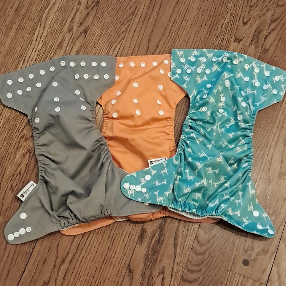 Anmababy cloth diapers- 7 Total